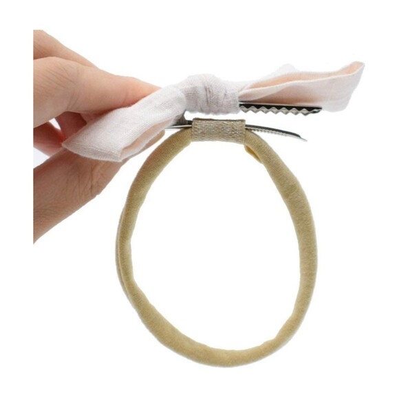 Interchangeable Soft Nylon Headband with Loop for Clip ideal for Baby 6 Pcs - Picture 10 of 10